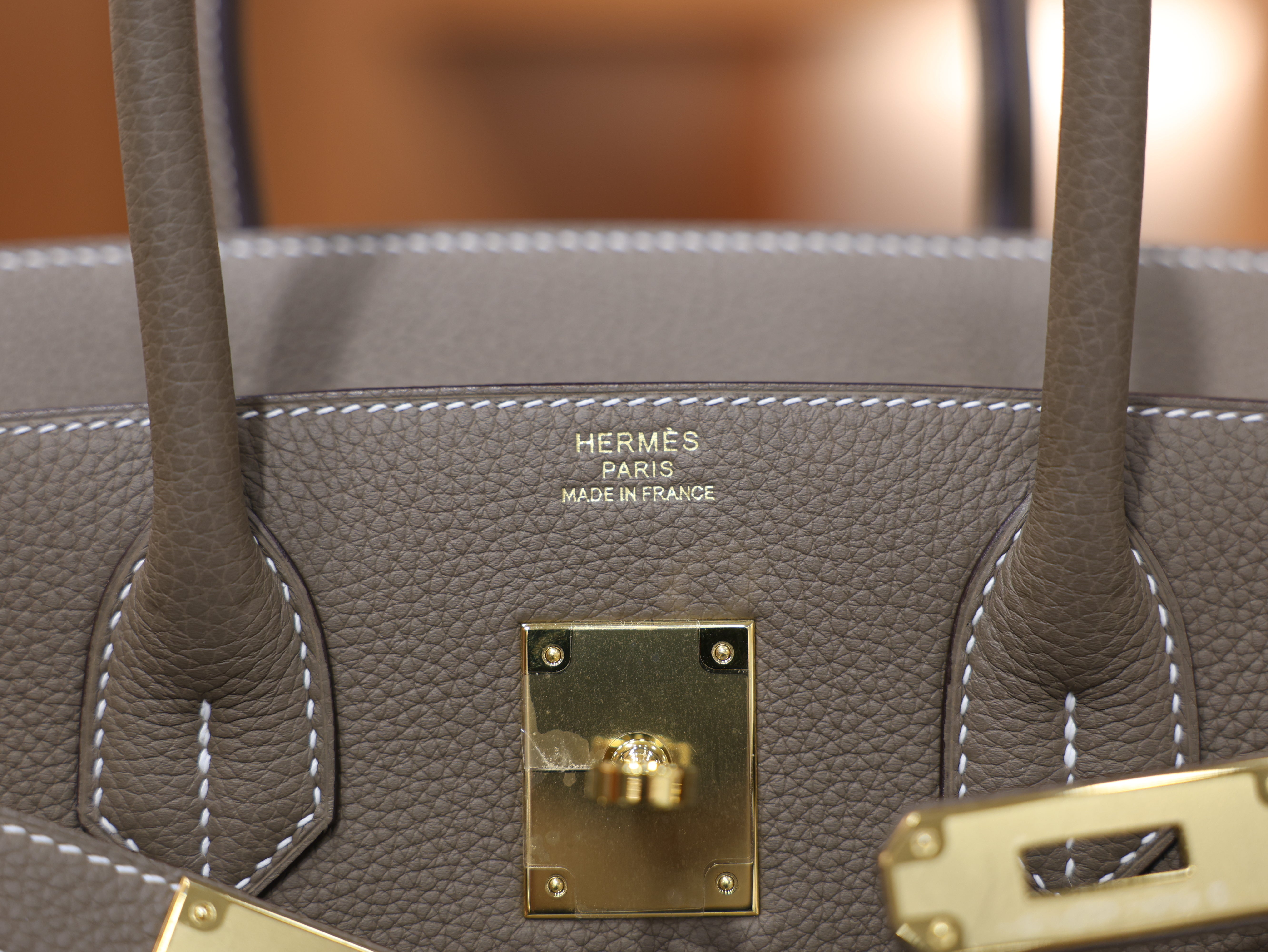 버킨 30 토고 에토프 금장