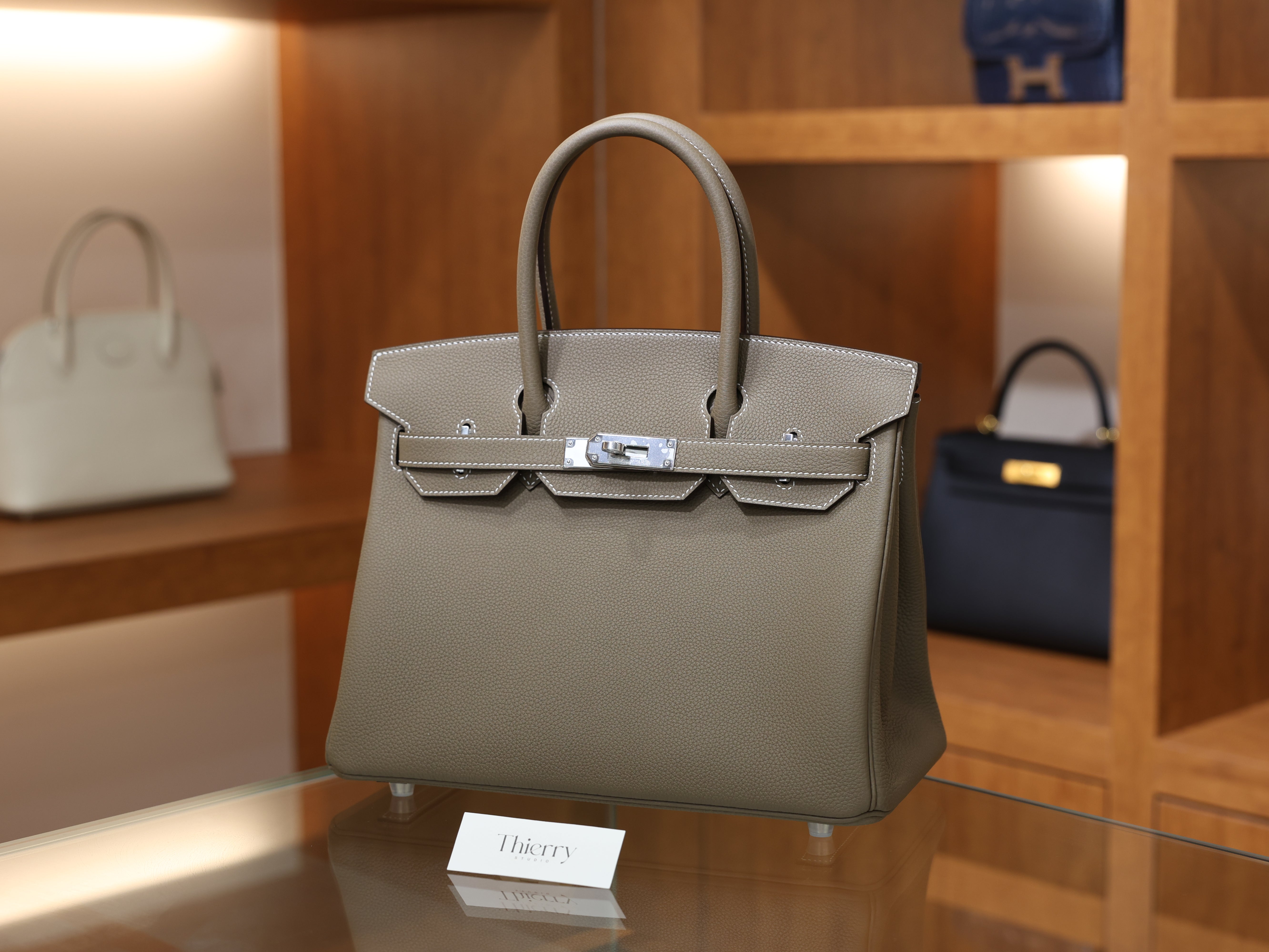 버킨 30 토고 에토프 은장