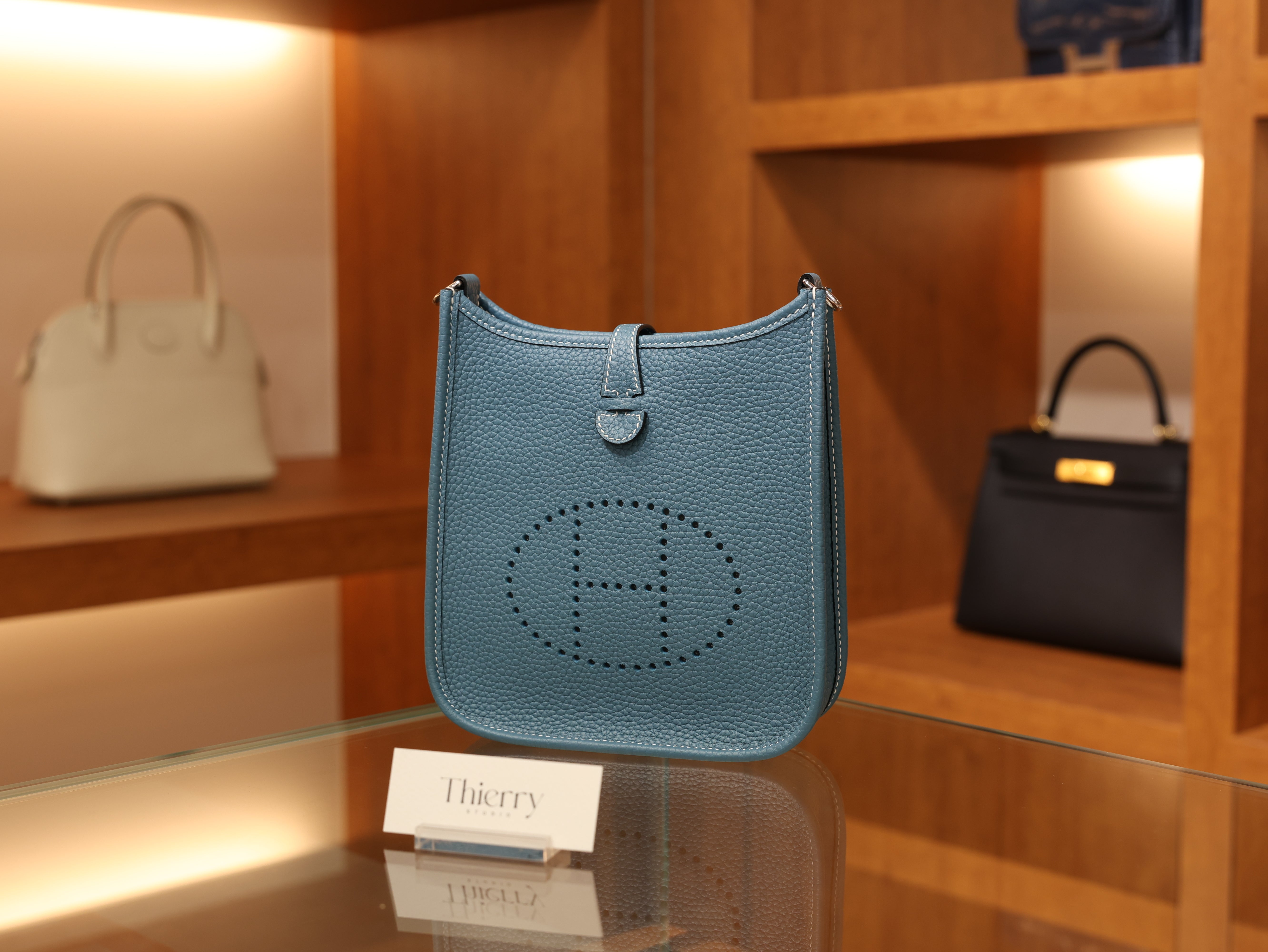 에블린 미니 끌레망스 블루진 은장