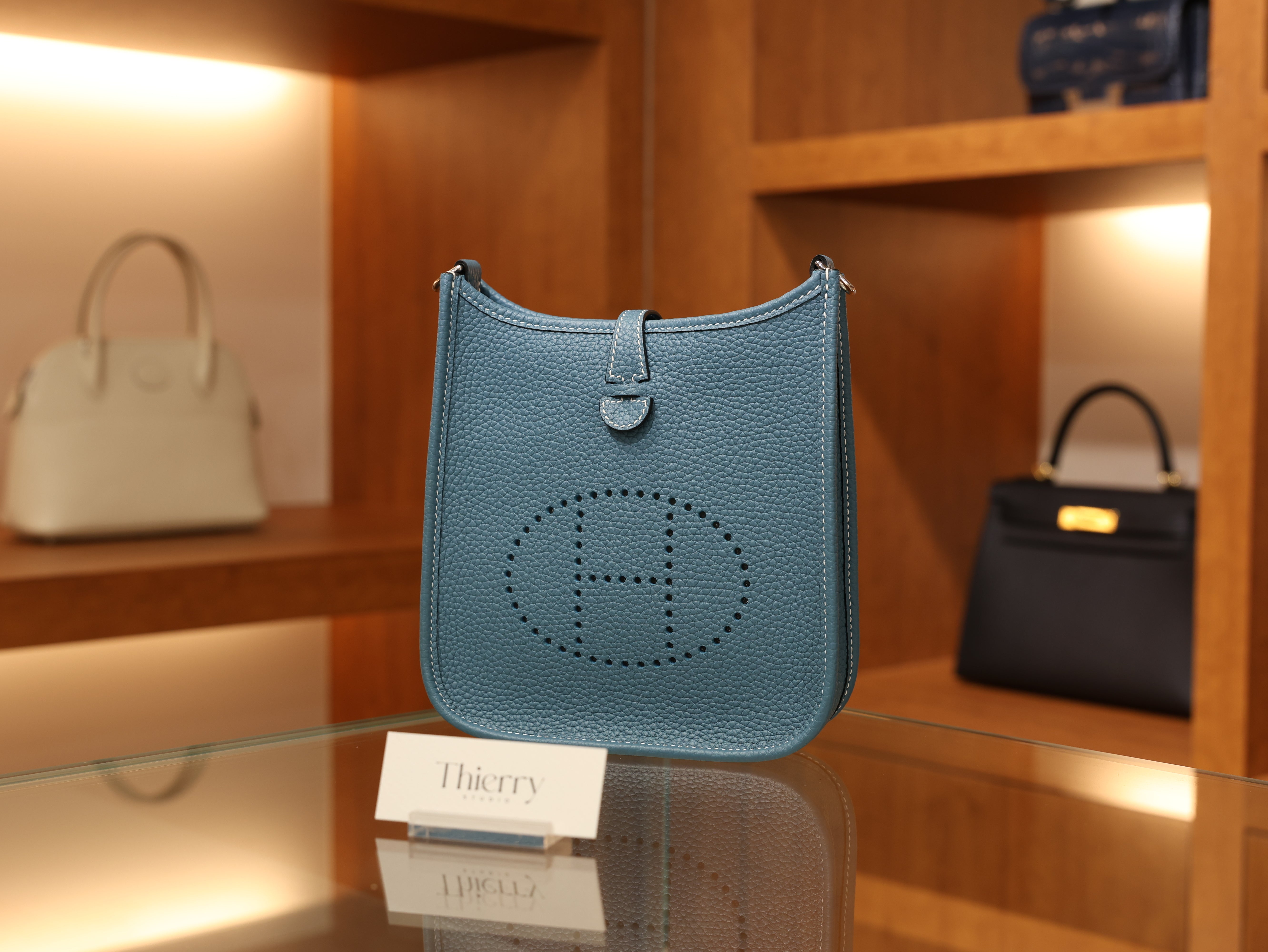 에블린 미니 끌레망스 블루진 은장