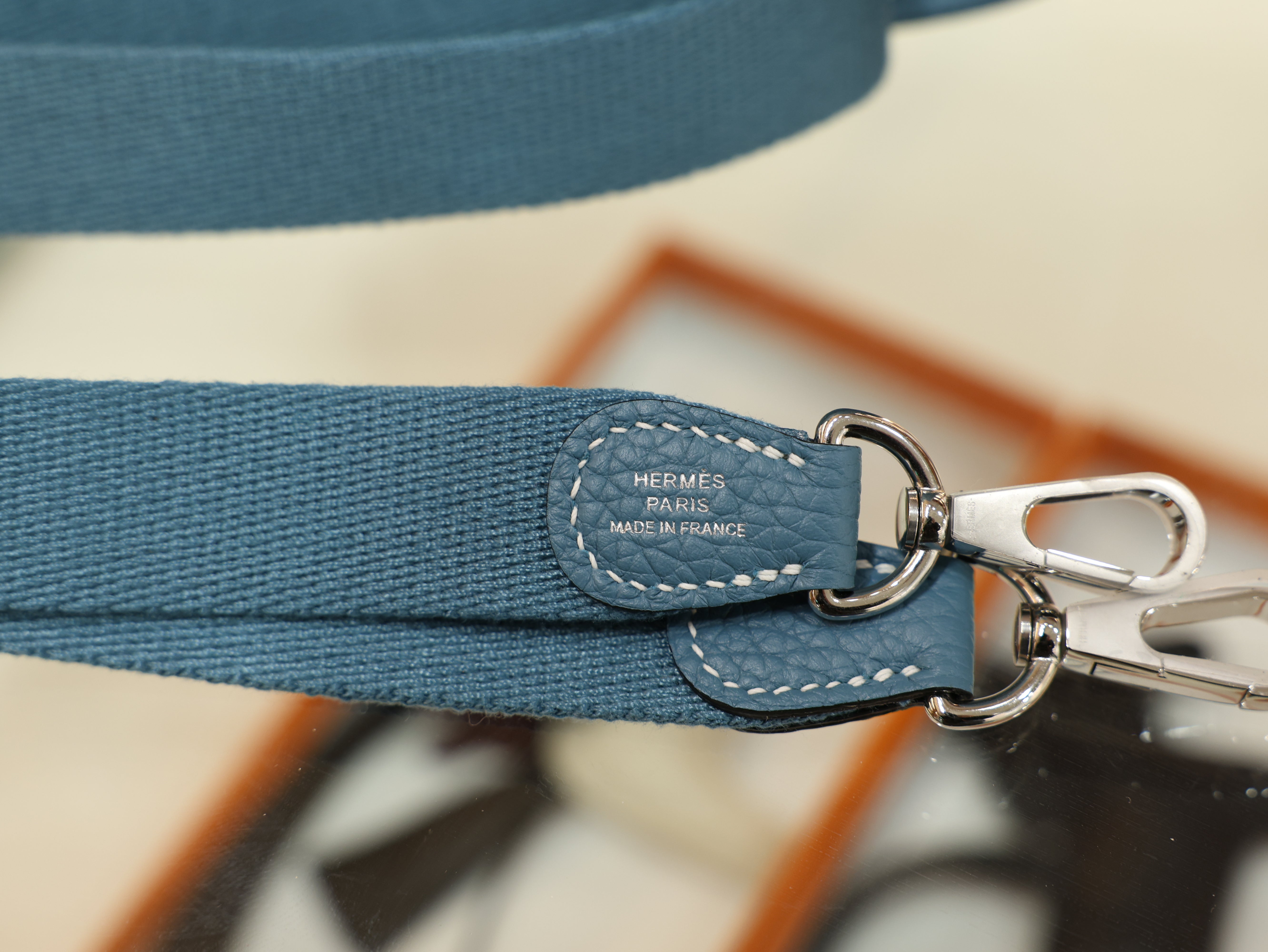 에블린 미니 끌레망스 블루진 은장