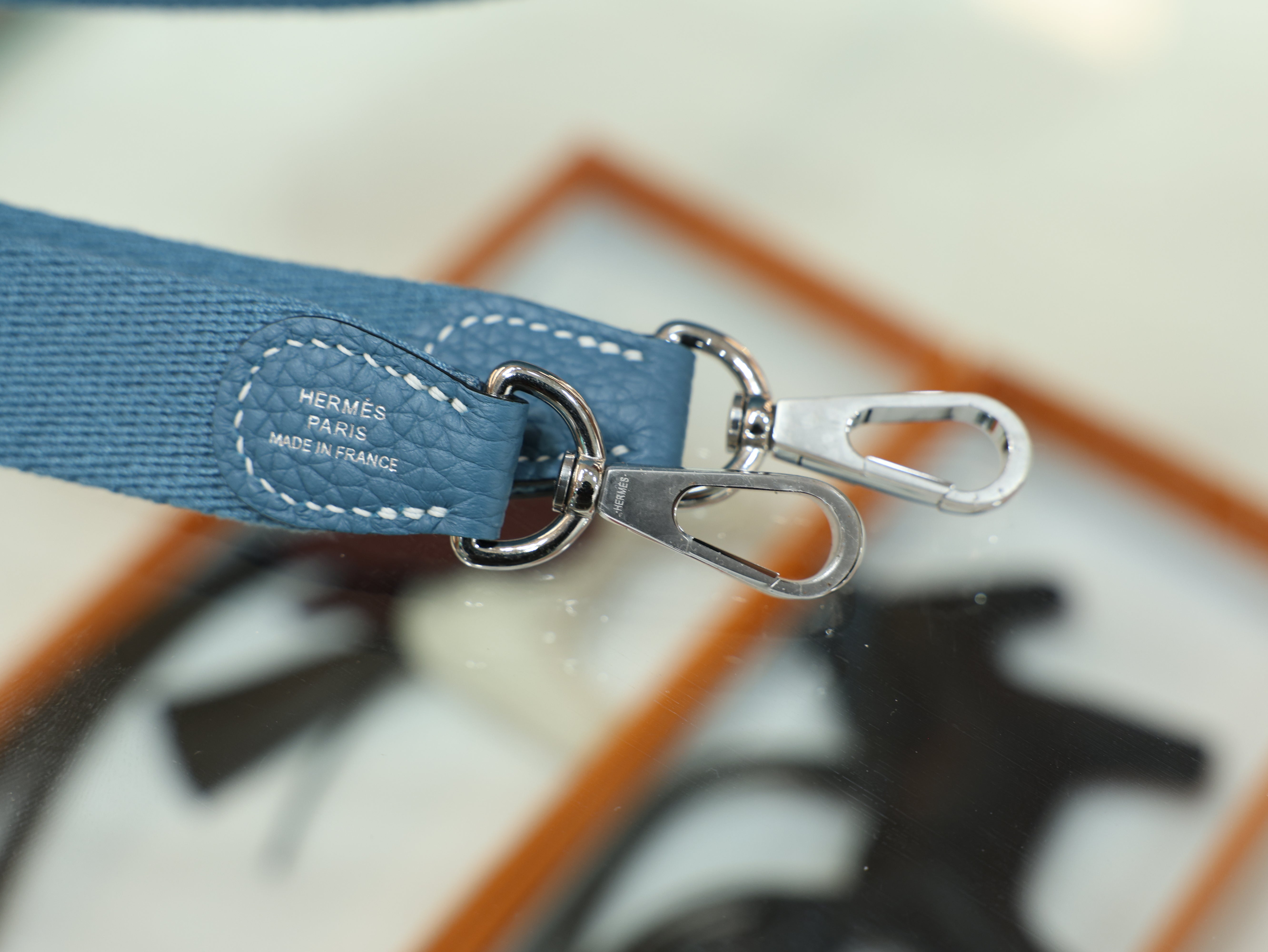 에블린 미니 끌레망스 블루진 은장