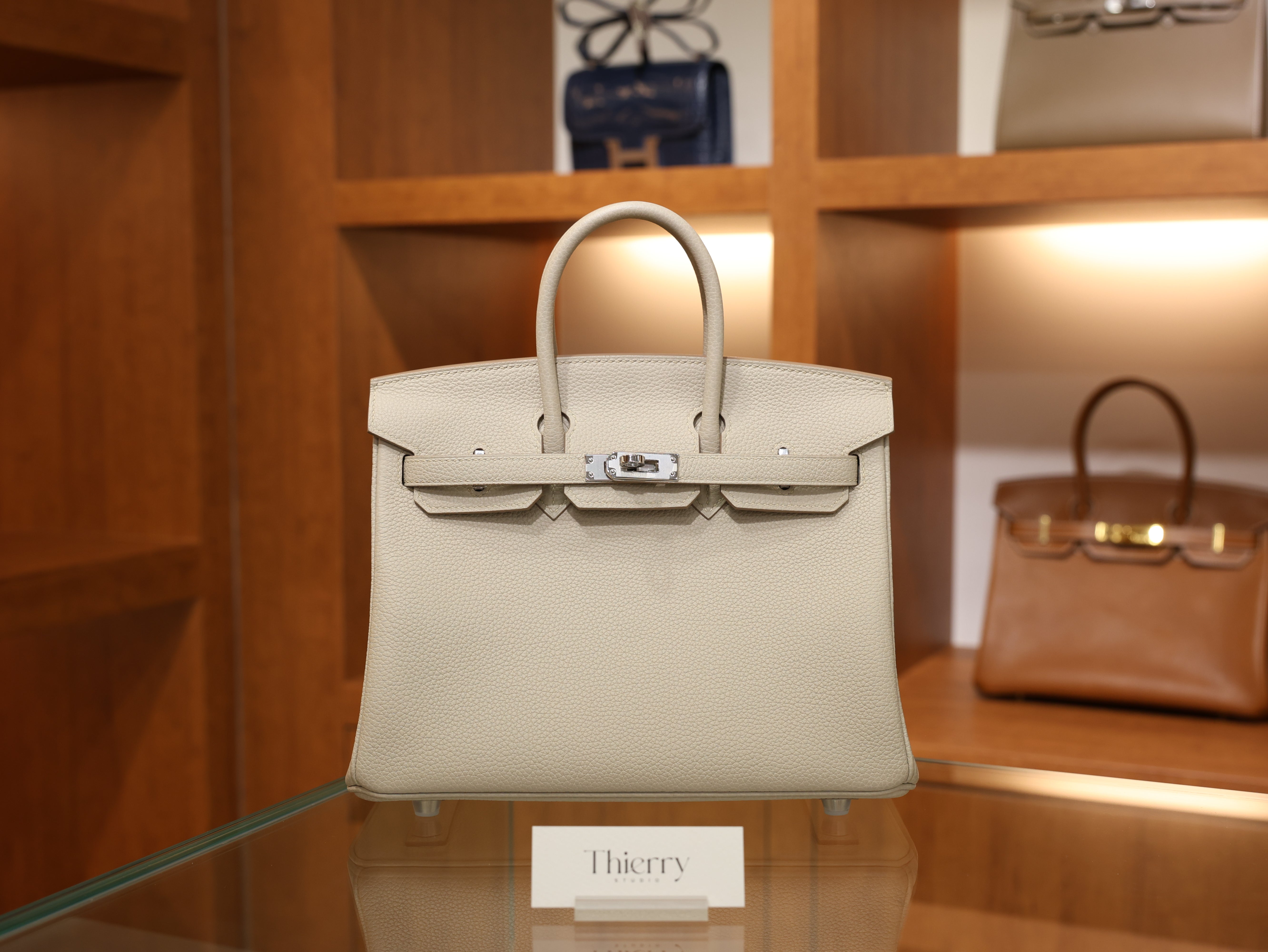 버킨 25 토고 베통 은장