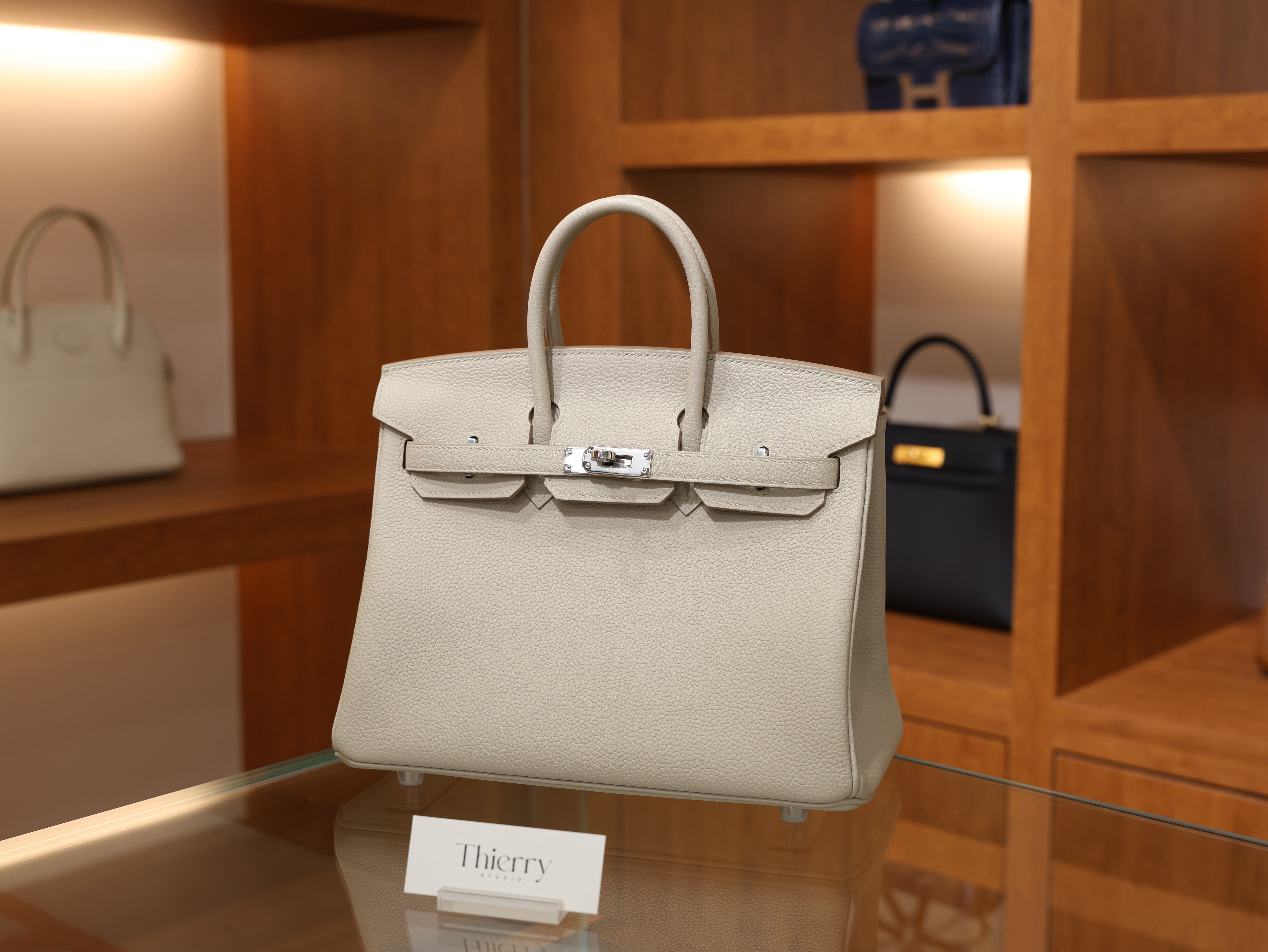 버킨 25 토고 베통 은장