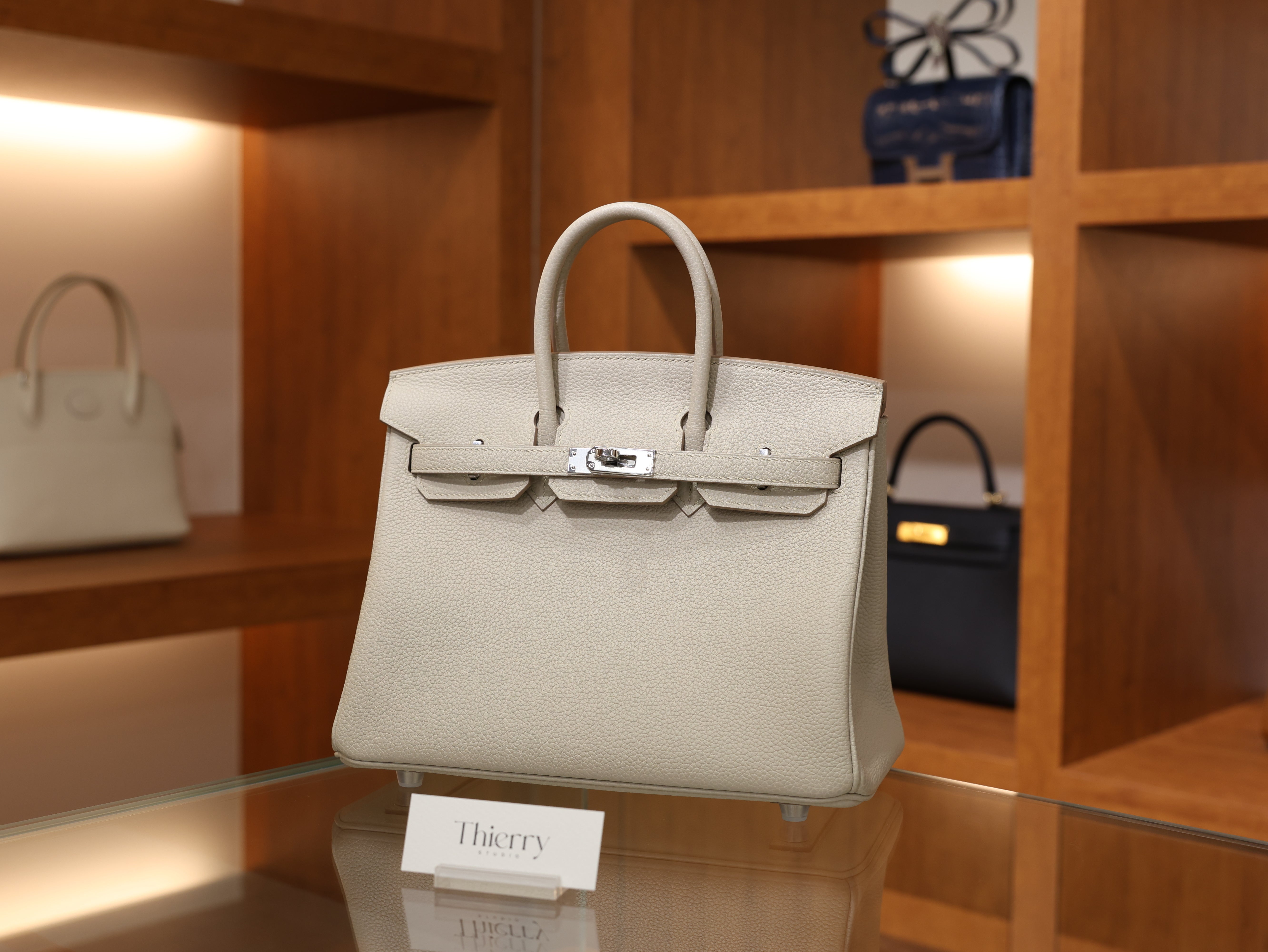 버킨 25 토고 베통 은장