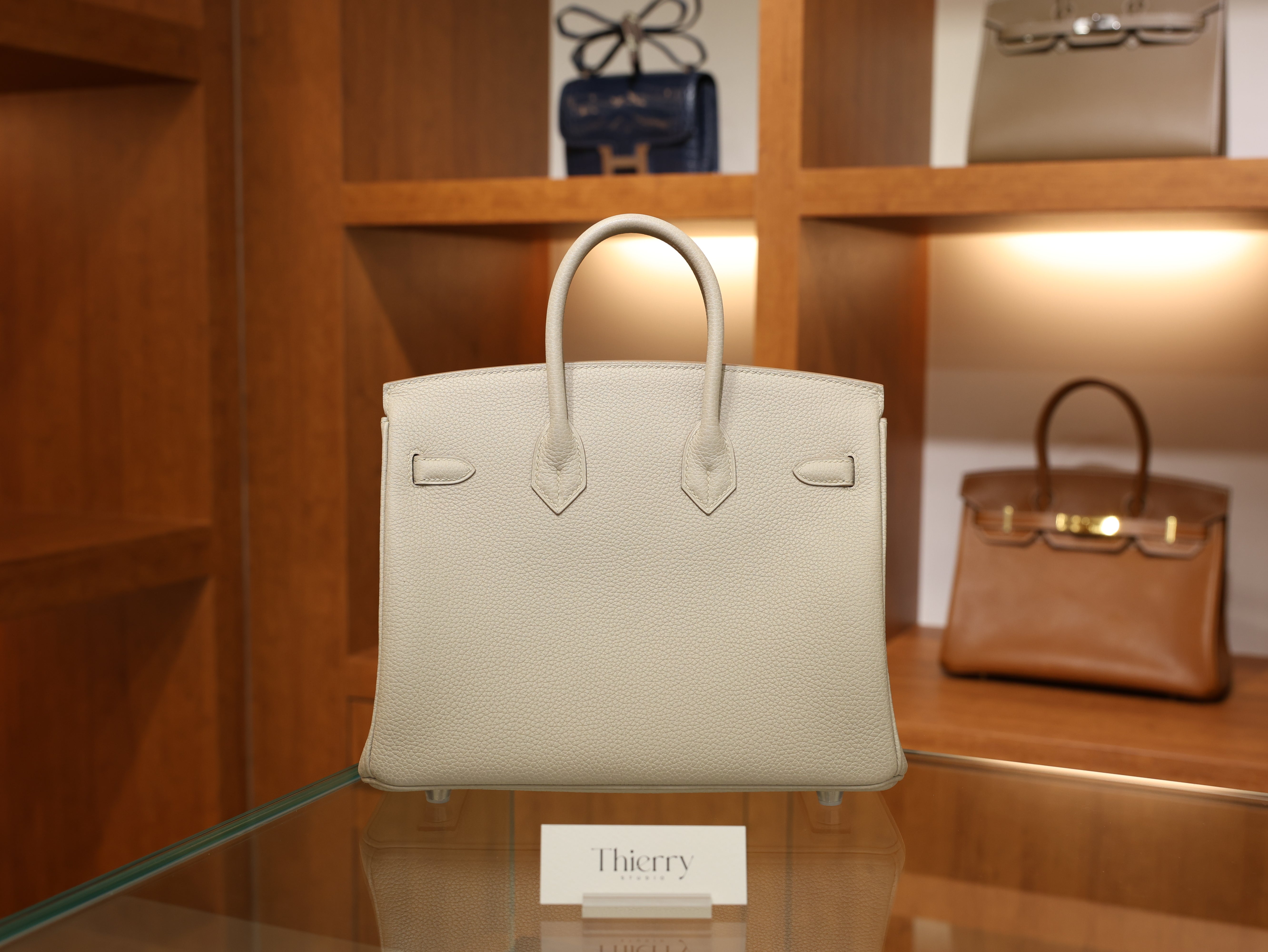 버킨 25 토고 베통 은장