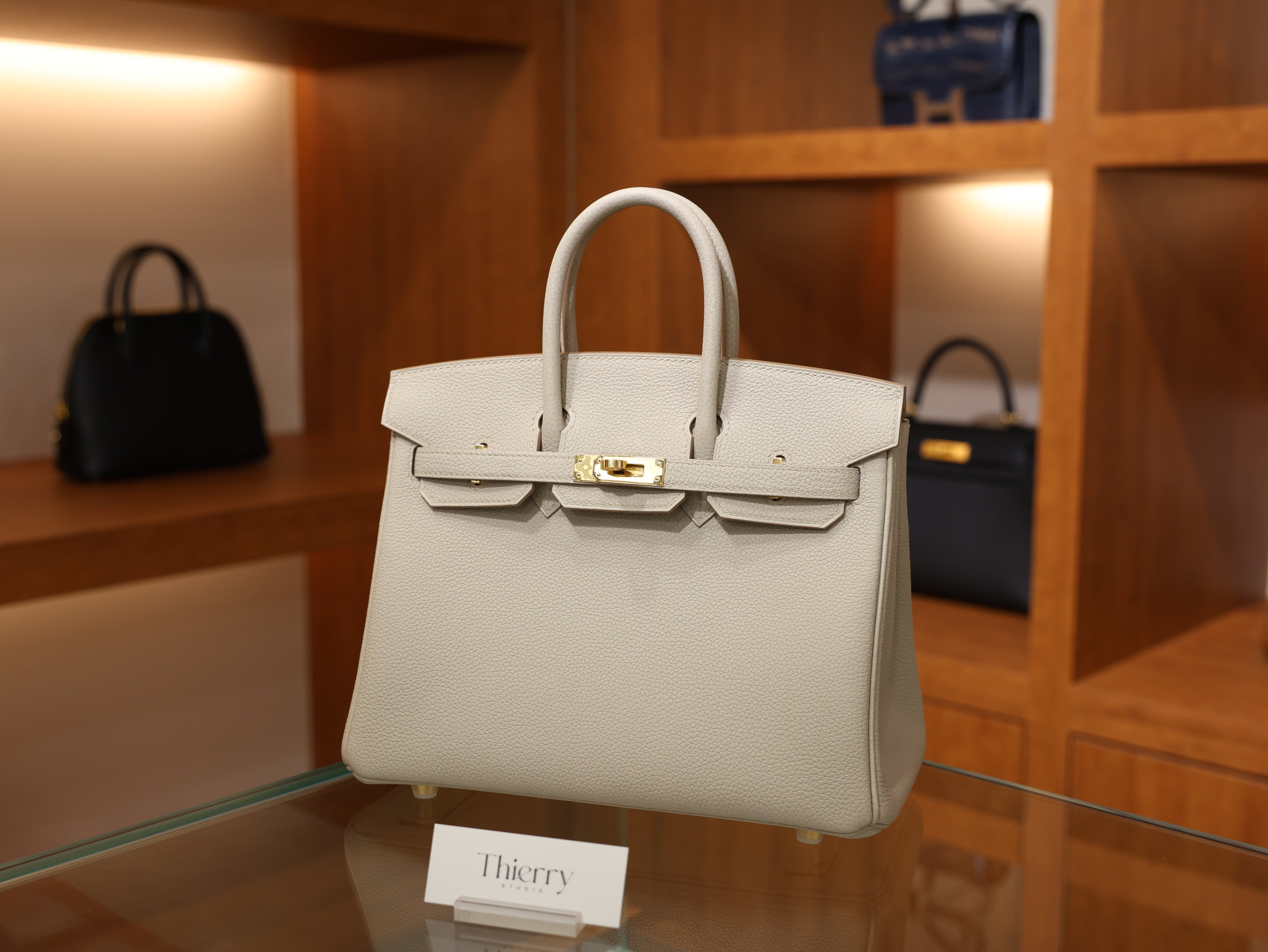 버킨 25 토고 베통 금장