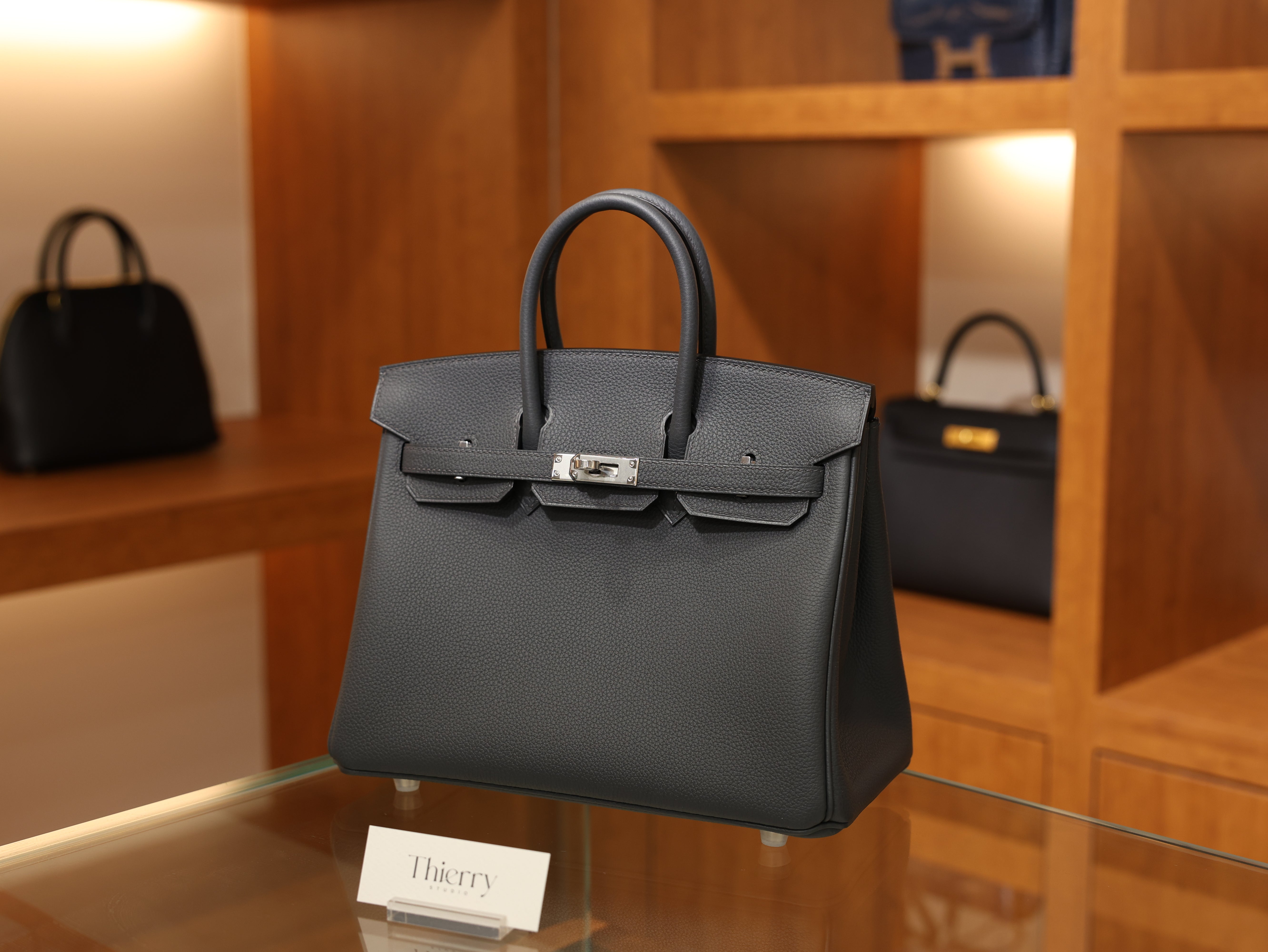 버킨 25 토고 그리스 미스티 은장