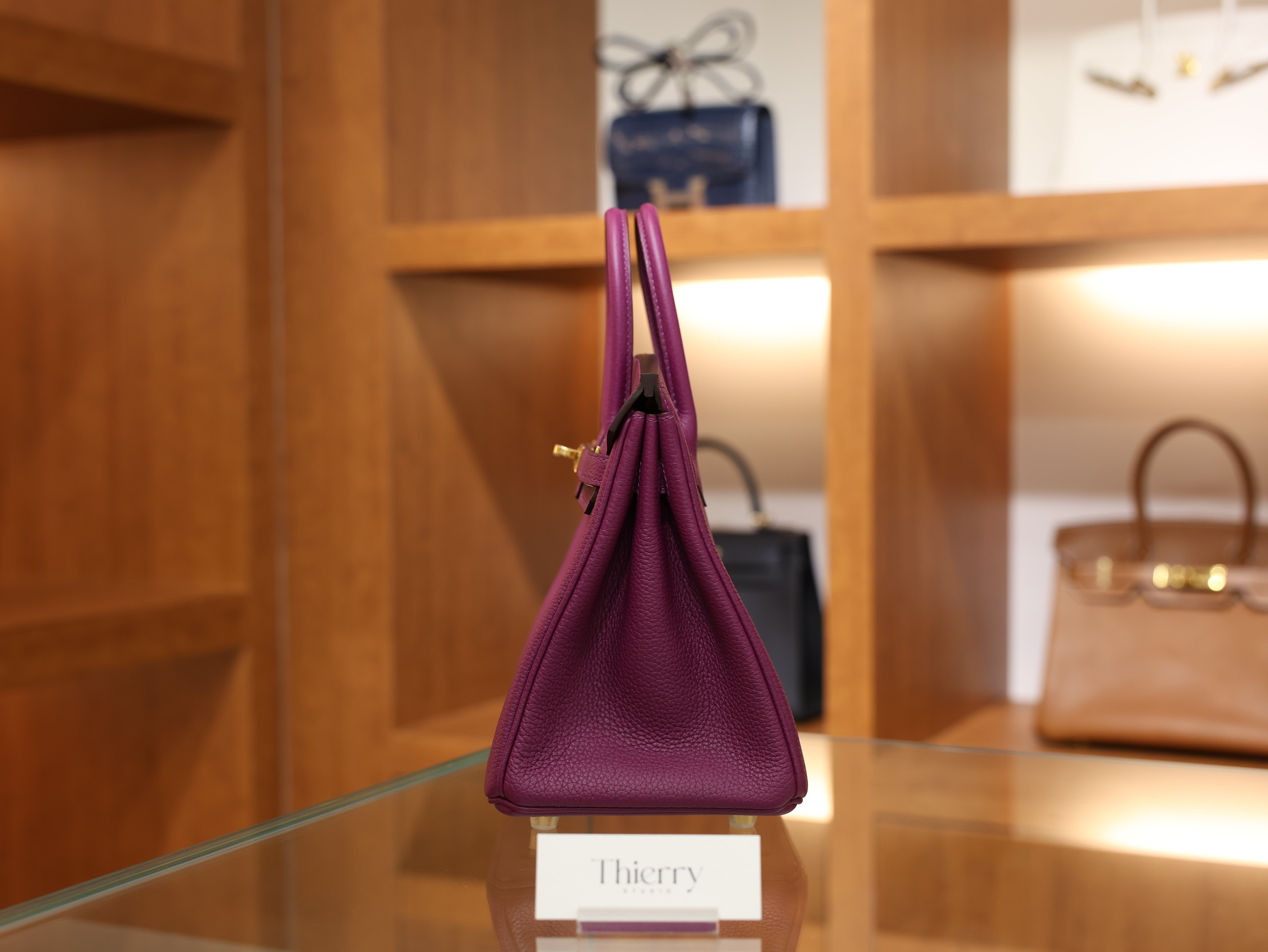 버킨 25 토고 아네모네 금장