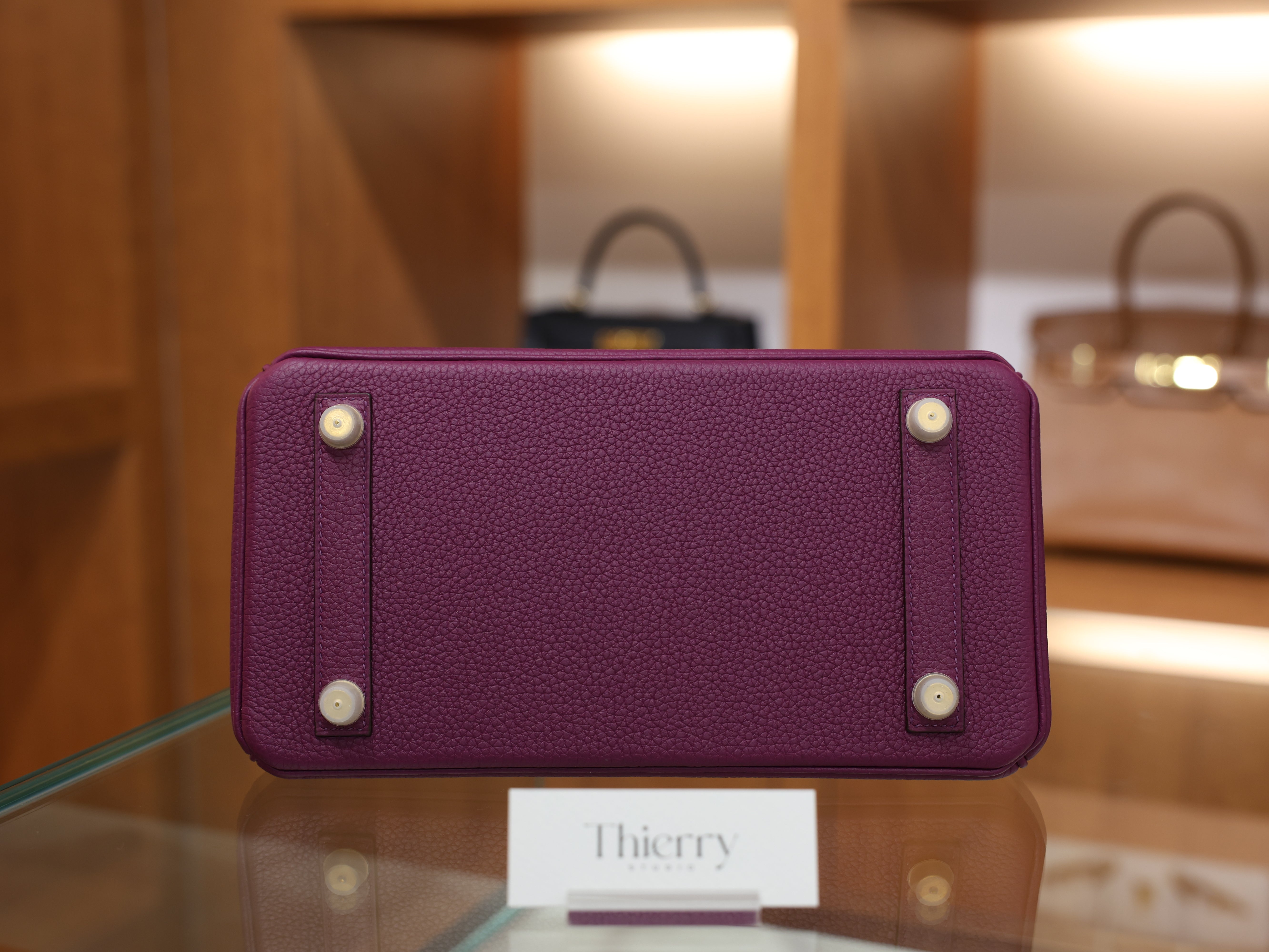 버킨 25 토고 아네모네 금장