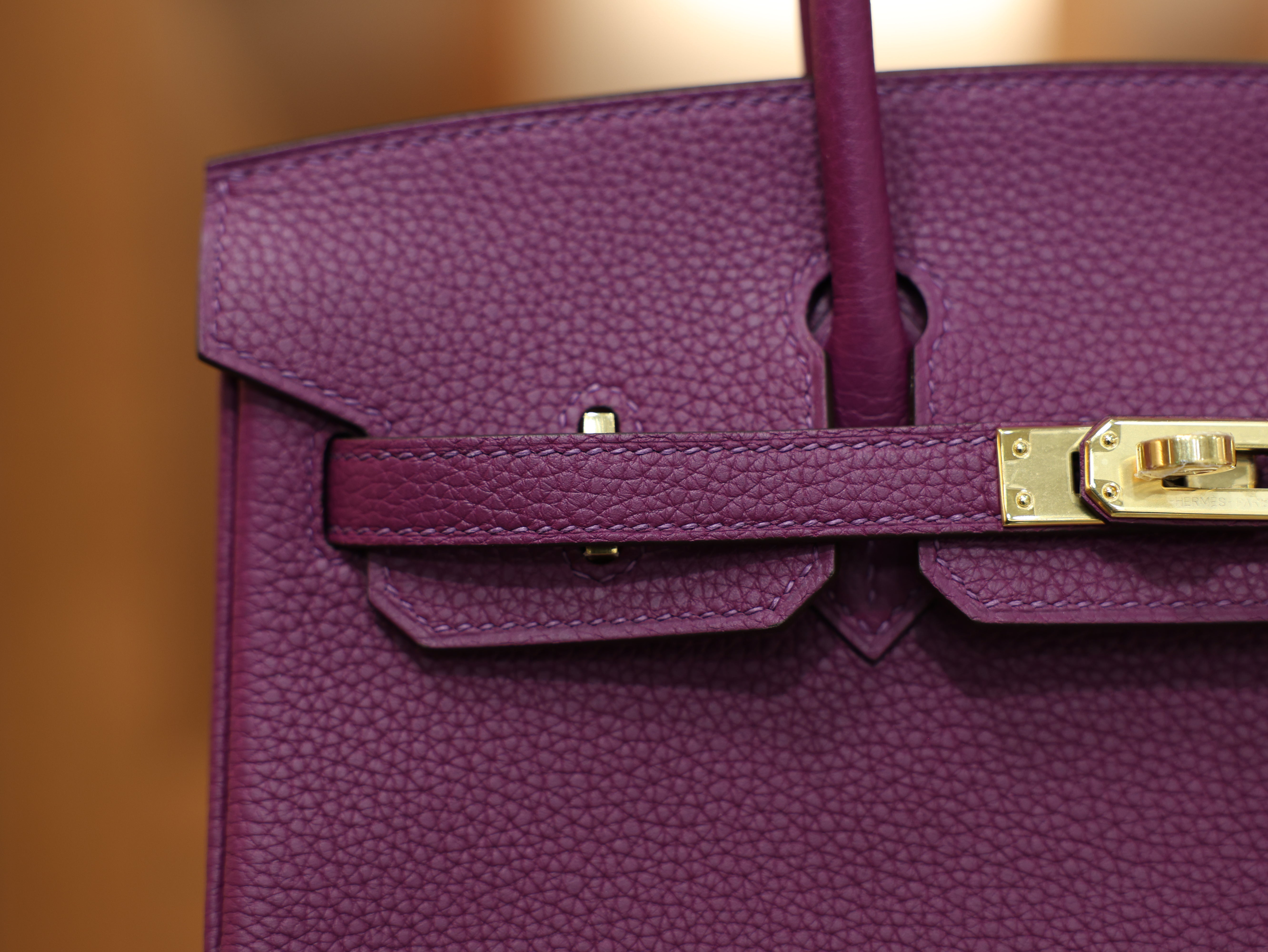 버킨 25 토고 아네모네 금장