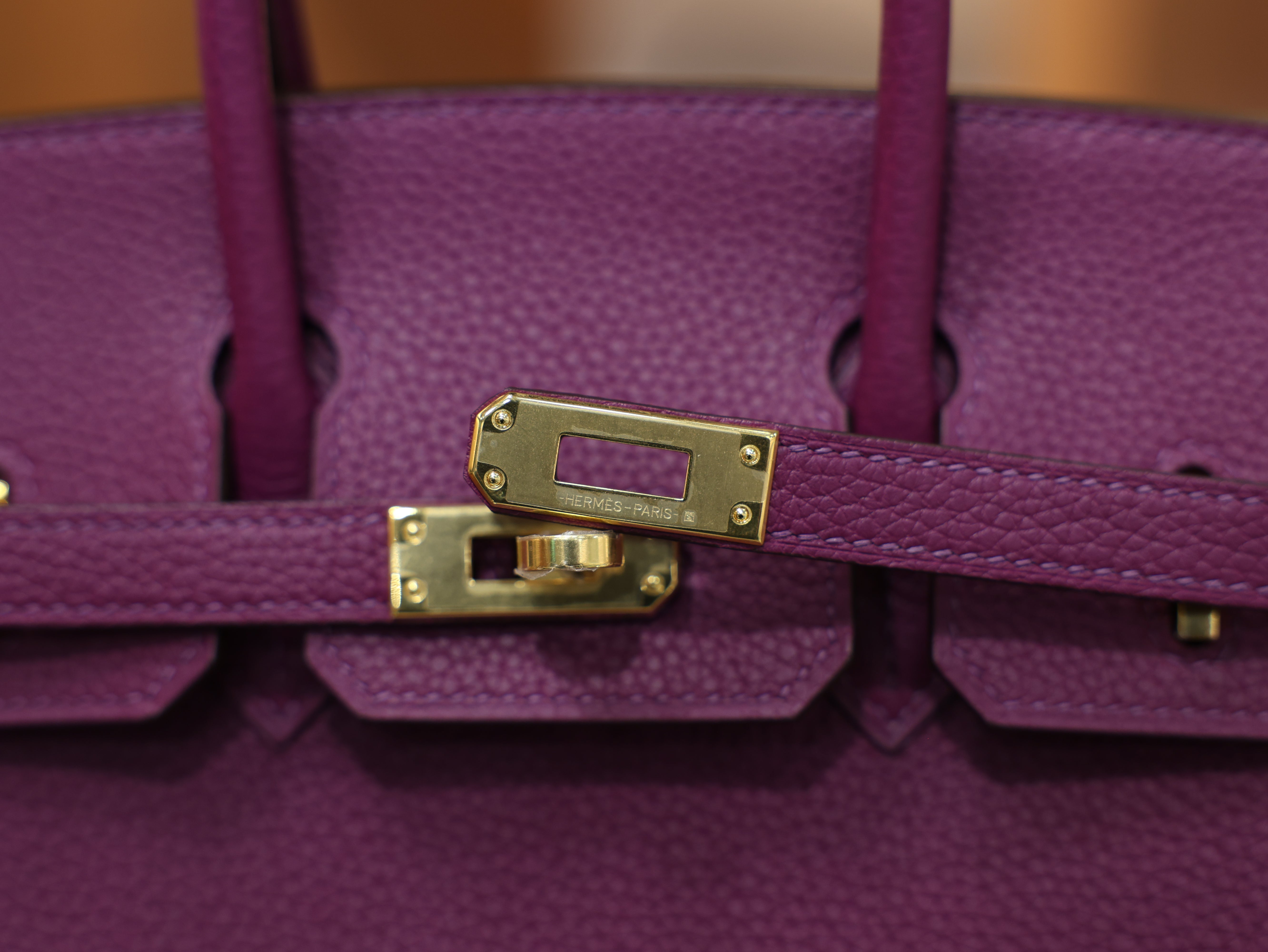 버킨 25 토고 아네모네 금장