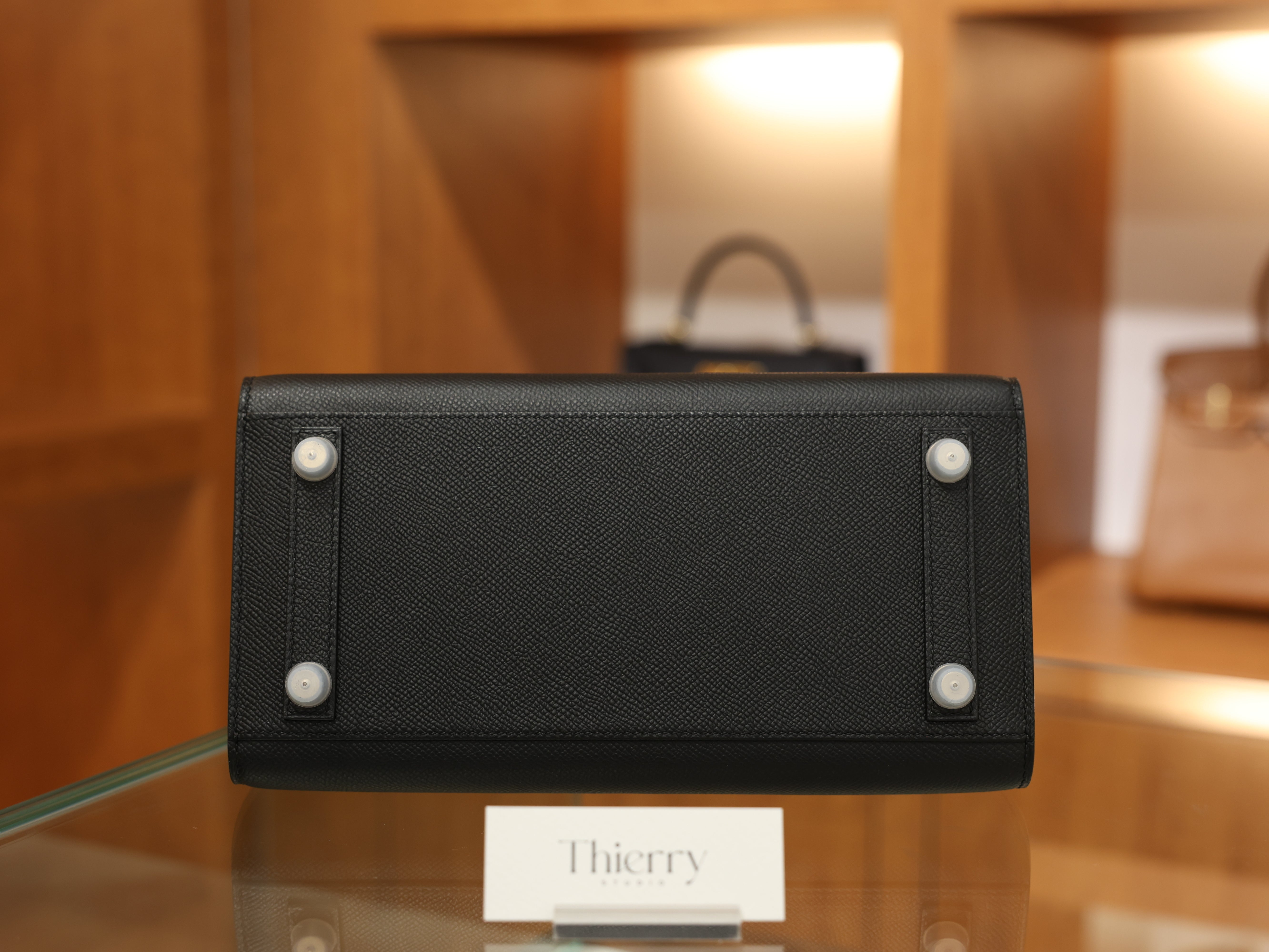 버킨 25 앱송 셀리에 블랙 은장