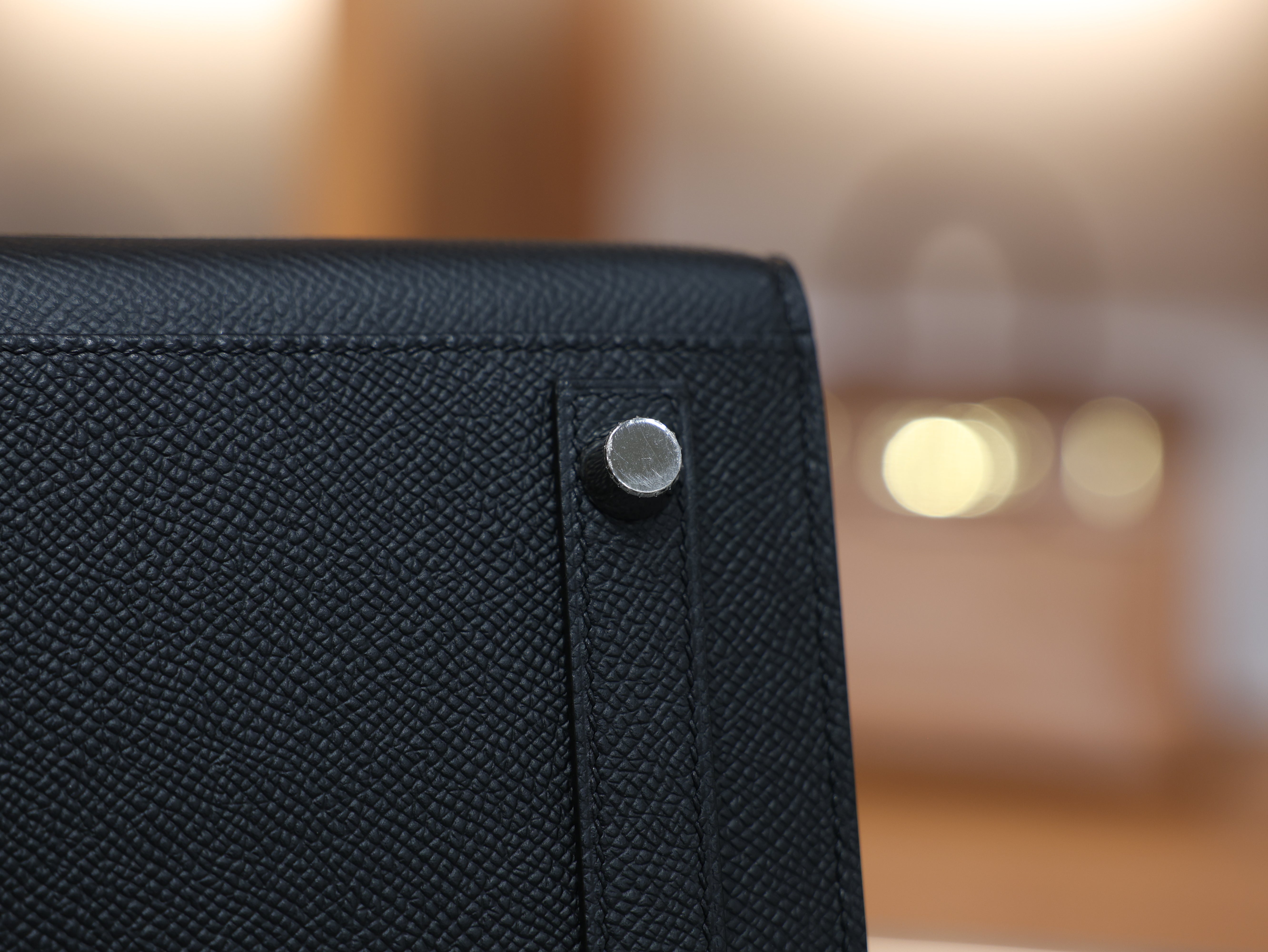 버킨 25 앱송 셀리에 블랙 은장