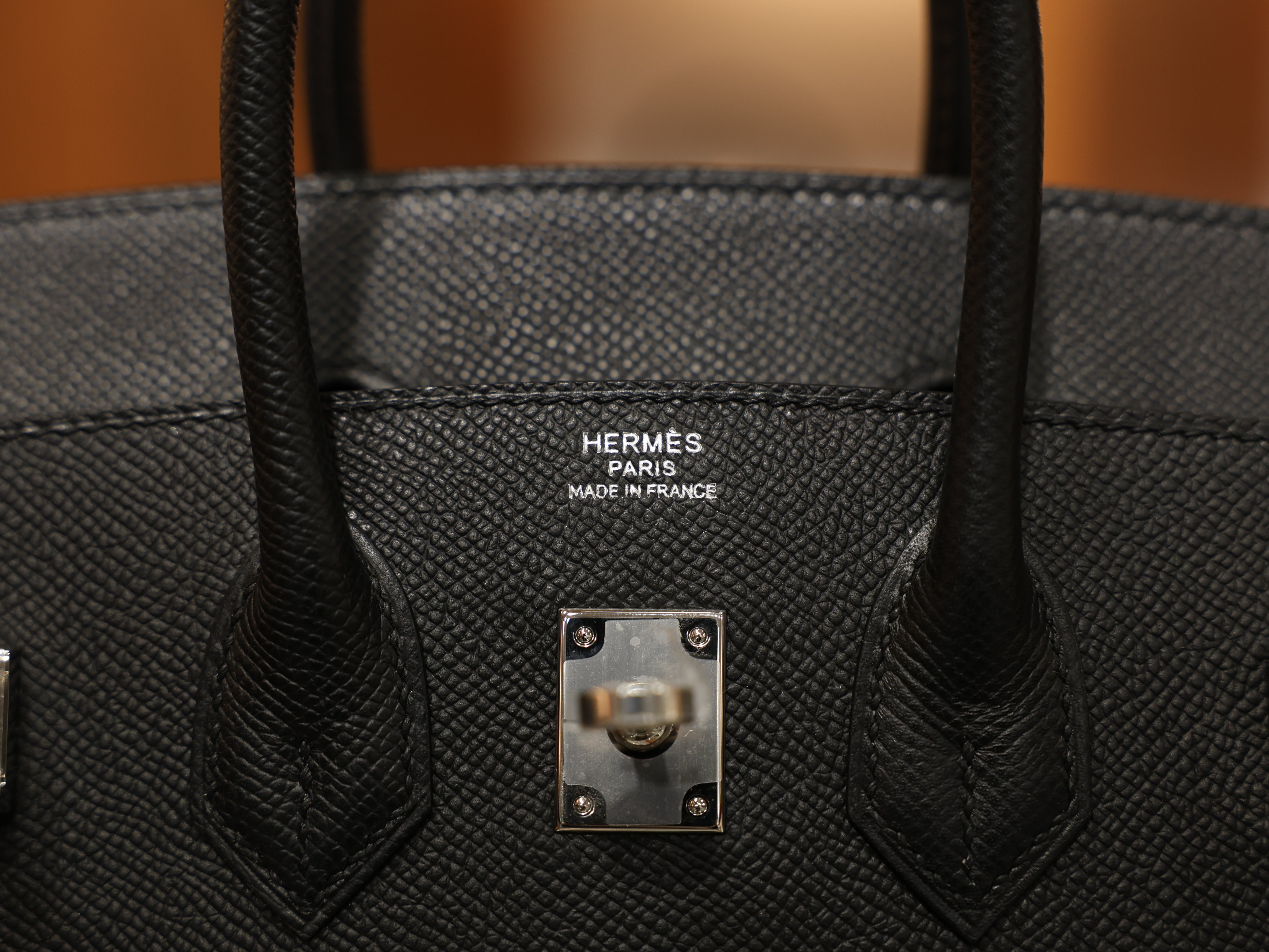 버킨 25 앱송 셀리에 블랙 은장