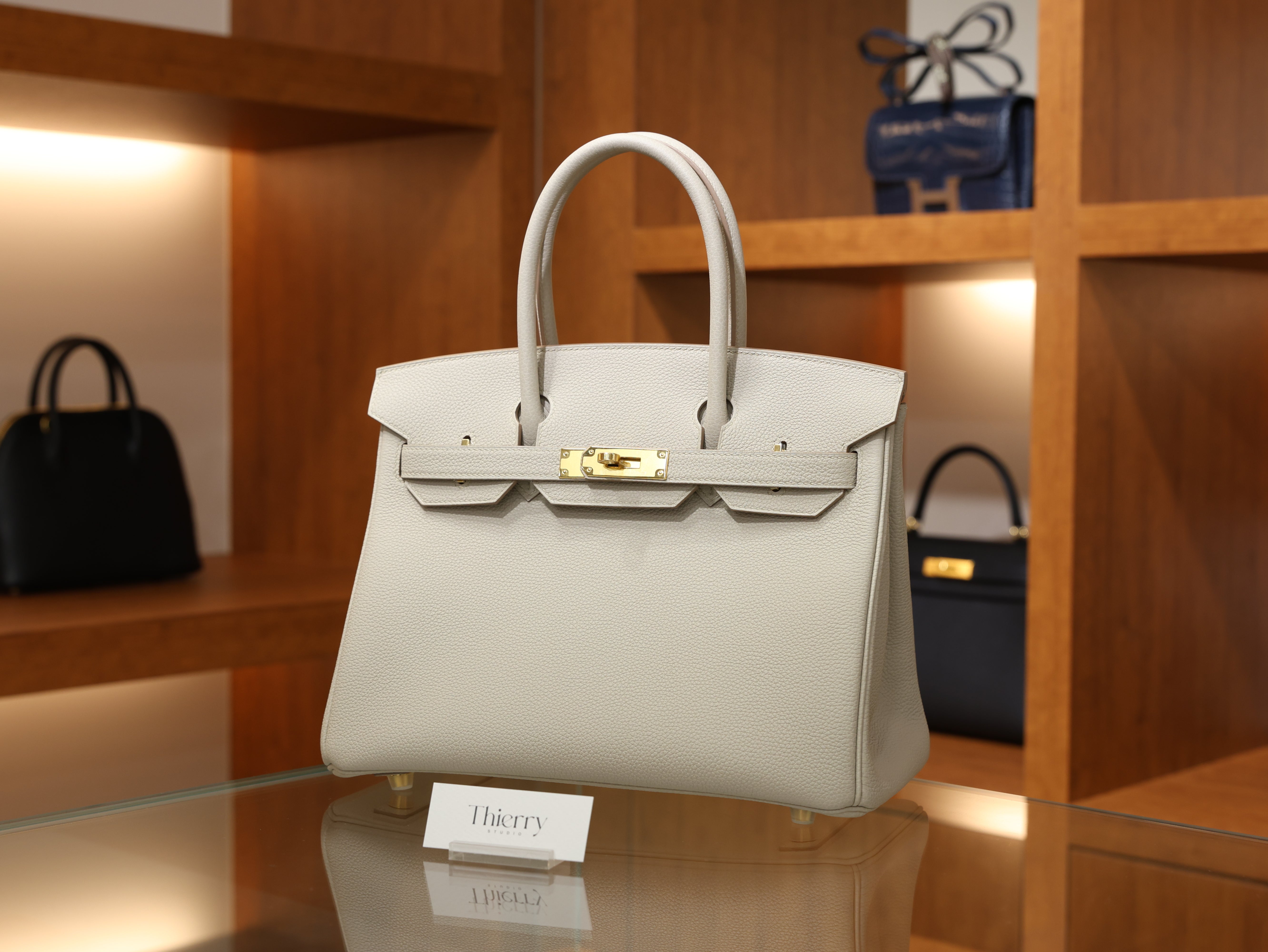 버킨 30 토고 베통 금장