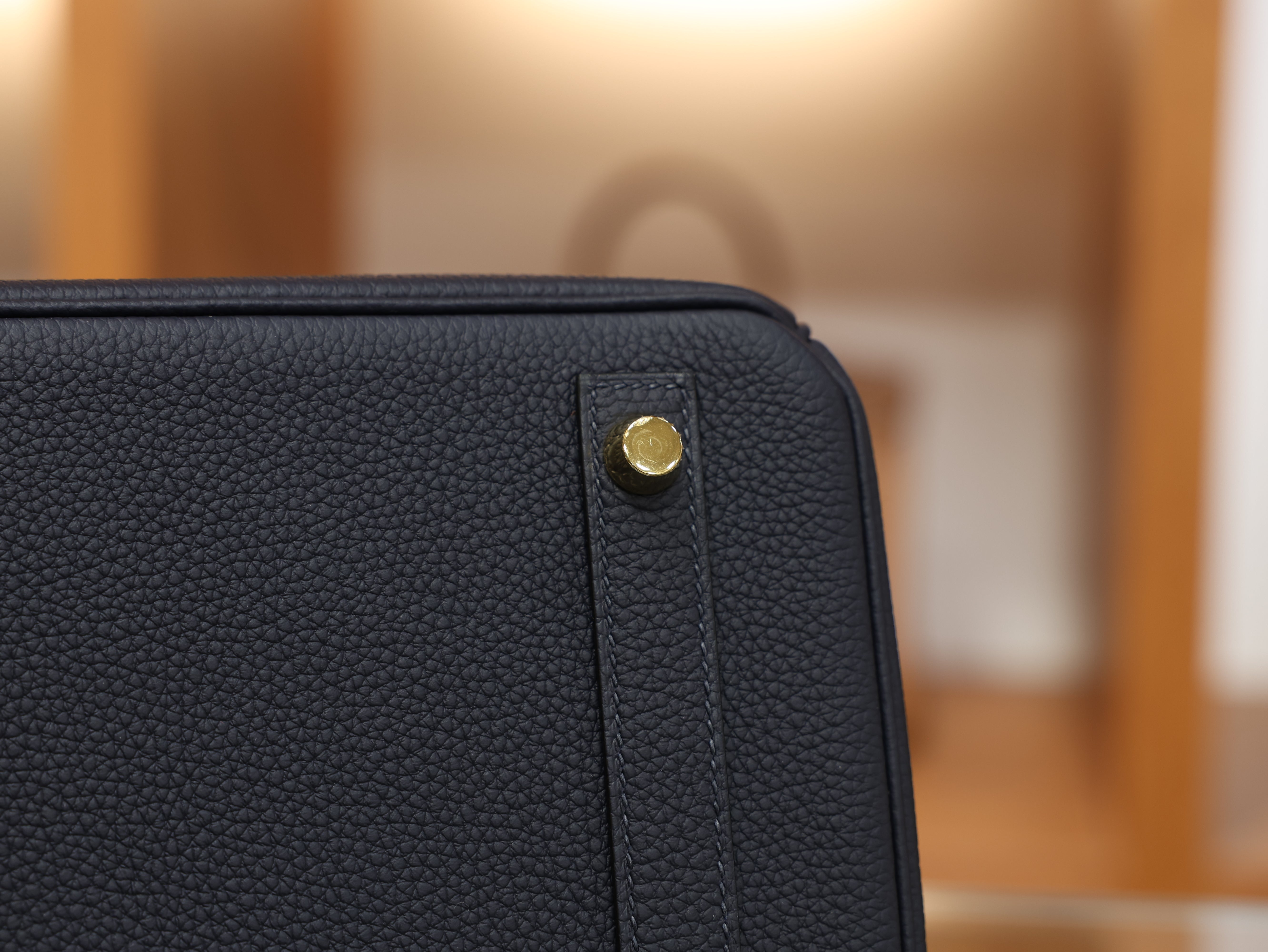 버킨 30 토고 블루뉘 금장