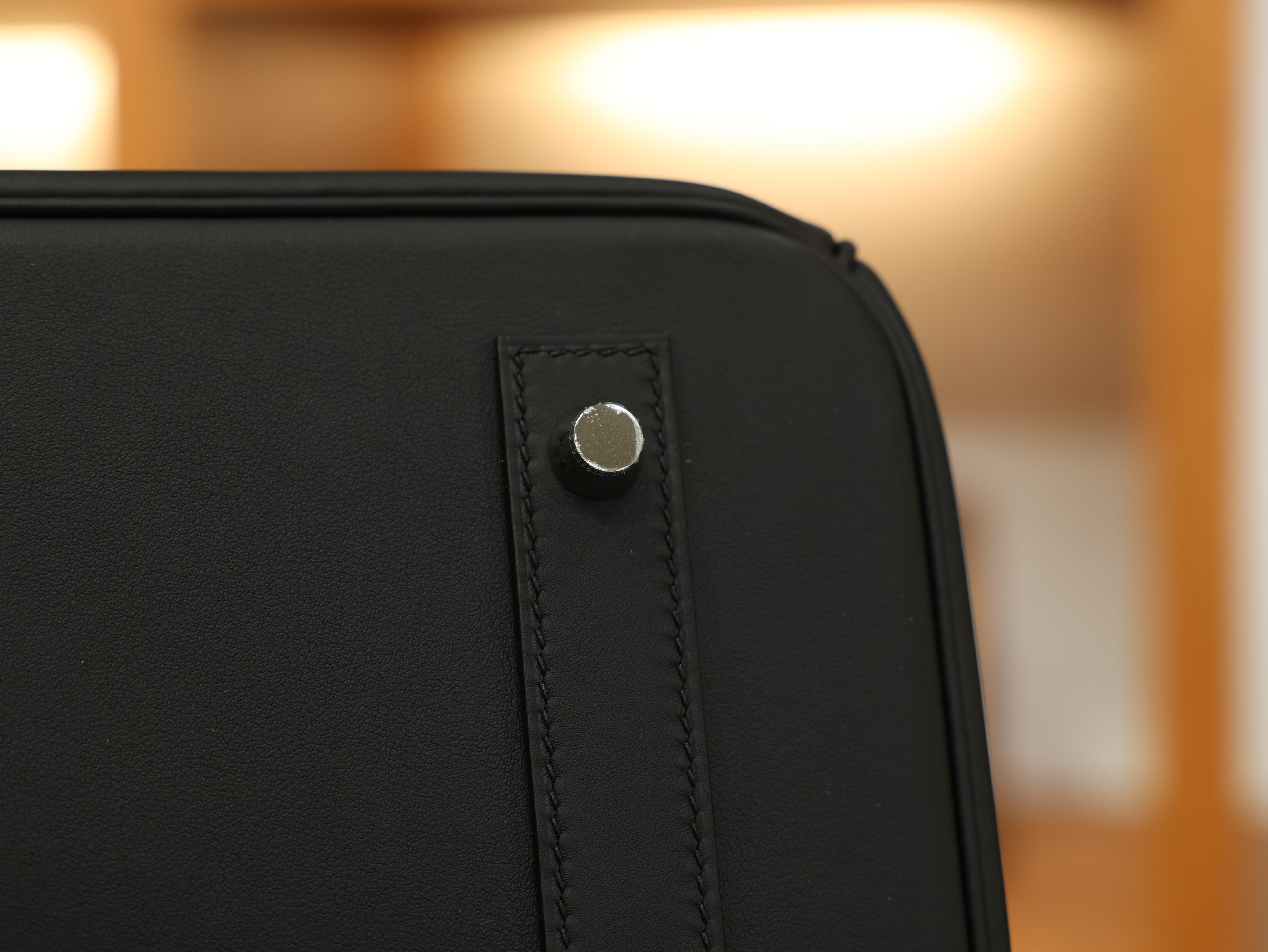 버킨 40 스위프트 블랙 은장