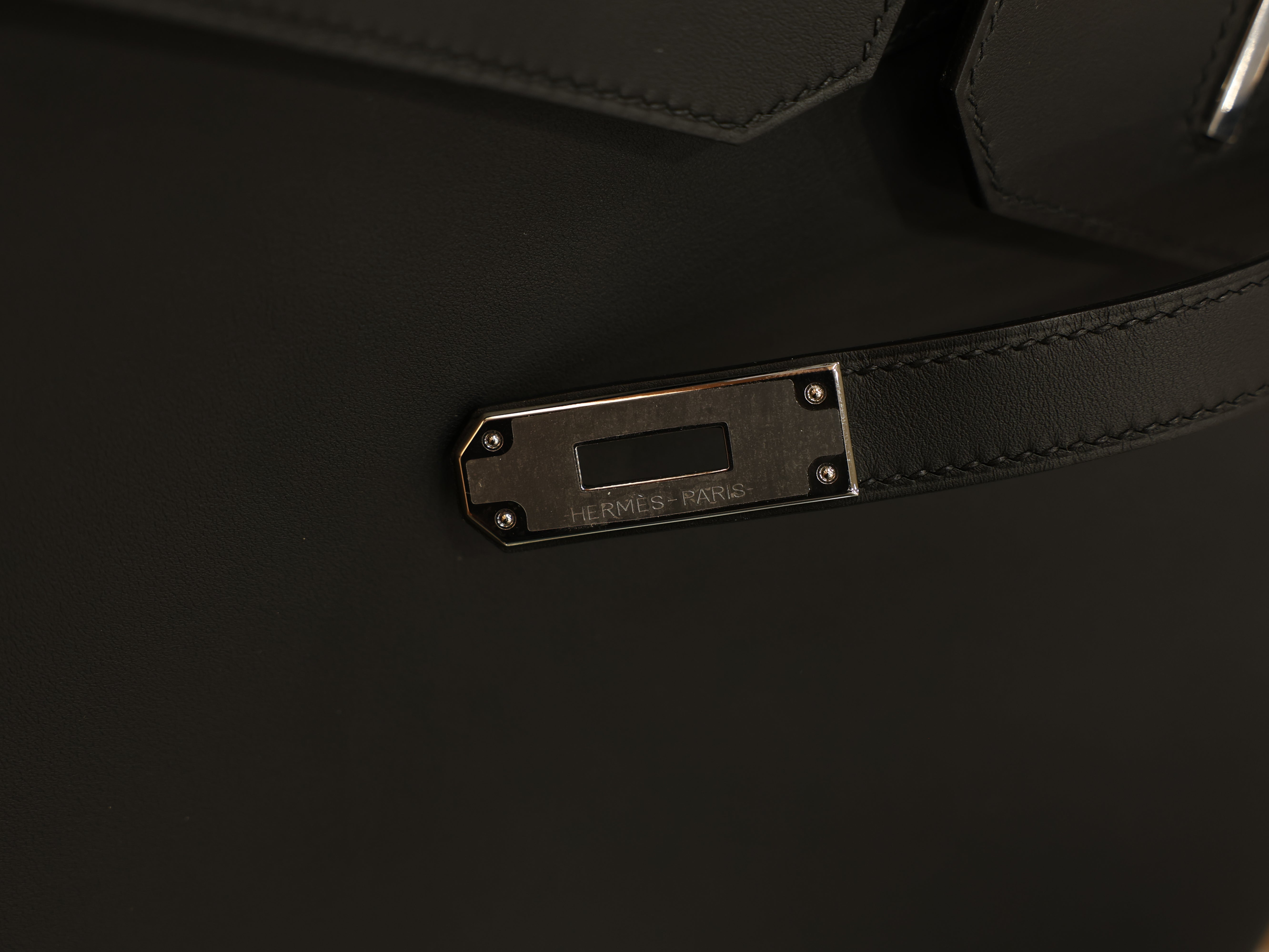 버킨 40 스위프트 블랙 은장